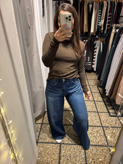Maxi Wide Leg Rígido marca Parada