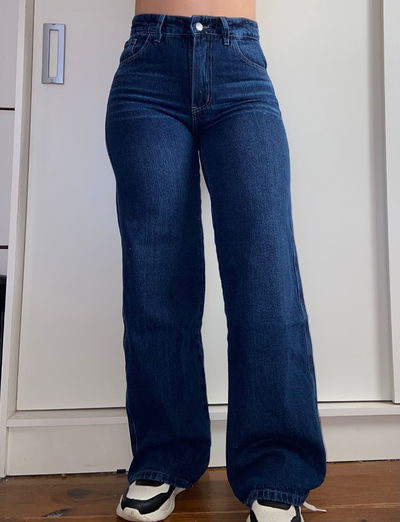 Wide leg azul 