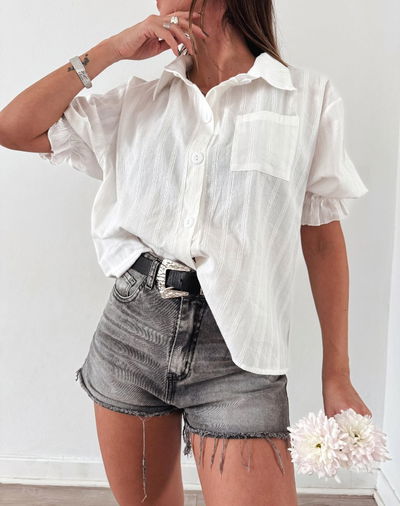 Camisa pinterest manga corta 