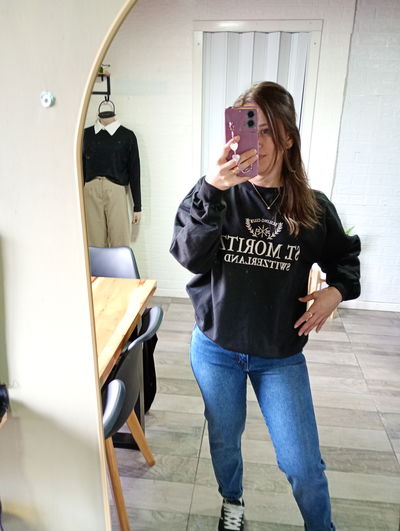 Buzo rústico bordado