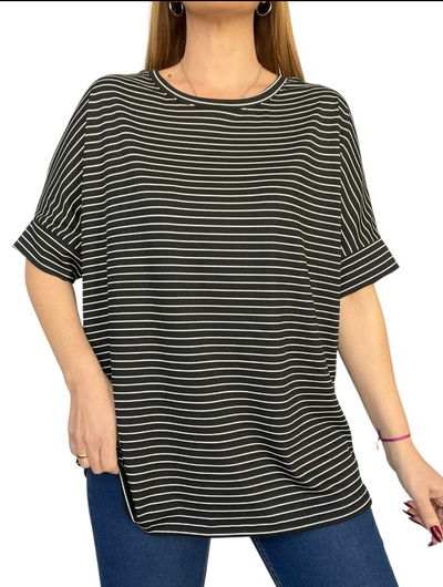 Remeron rayado grande