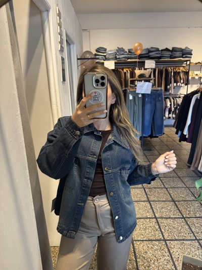 Campera jeans óxido
