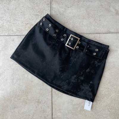 Pollera eco cuero 