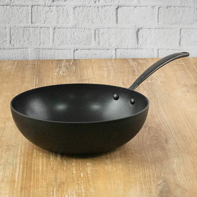 Wok hudson total black 28cm