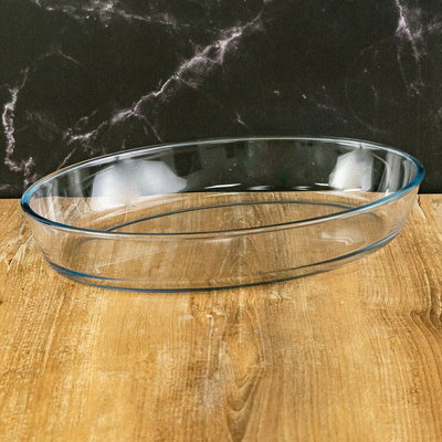 Fuente oval vidrio Hudson 