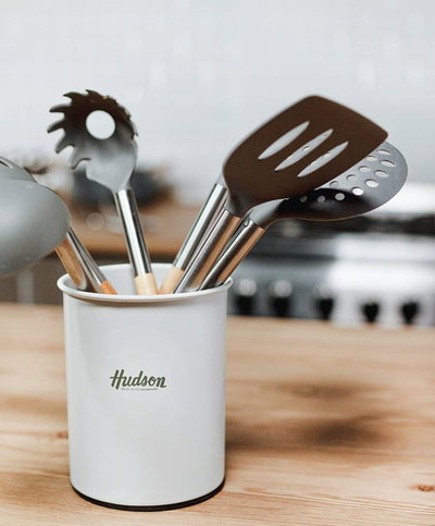 Set de Utensilios de Nylon y Madera 7 Piezas Hudson
