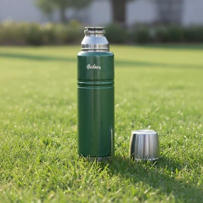 Termo Hudson 1 Lt. Acero Verde
