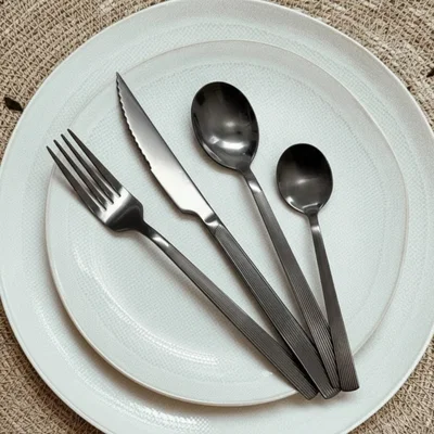 Set Cubiertos Acero Inox. Carol 16Pz 