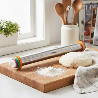 Palo De Amasar Acero Inox. 40Cm Hudson