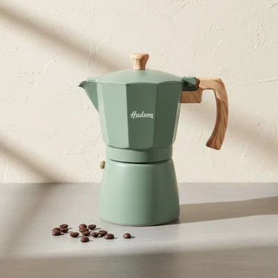 Cafetera Hudson Italiana Olive 9 Pocillos