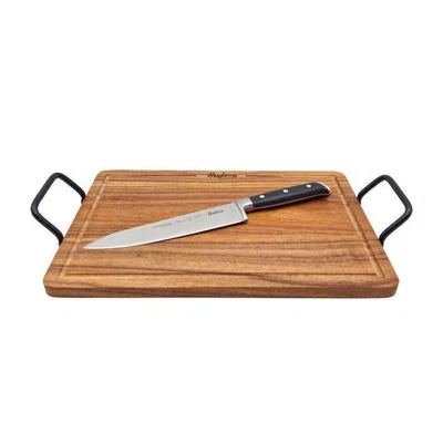 Set Tabla P/ Carne + Cuchillo Profe. Hudson