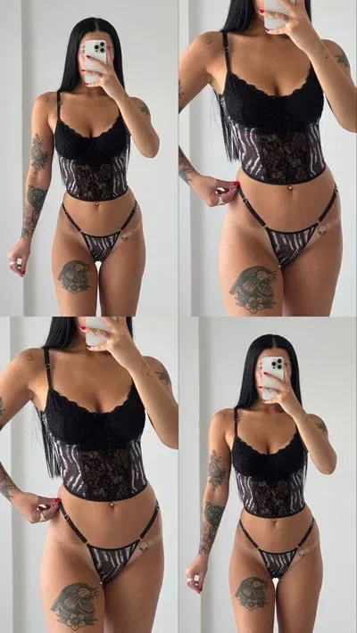 Conjunto Corset cebra