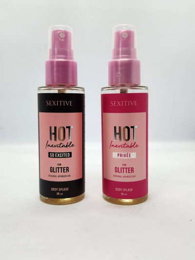 Body splash glitter