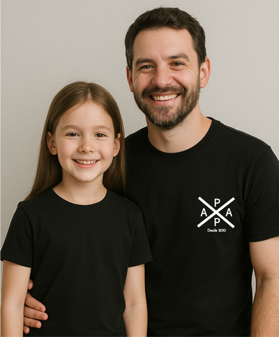 Remera PAPA con FECHAS