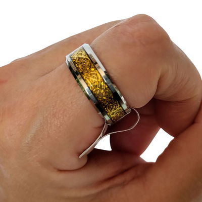 Anillos Fragon Celta Acero quirurgico Varios colores