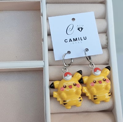 Aros Colgante Kawaii Pikachu Pokemon