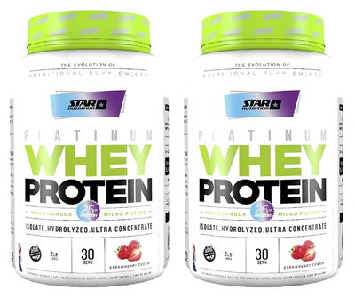 Star nutrition - Combo Whey Protein Platinum 2LBS x 2
