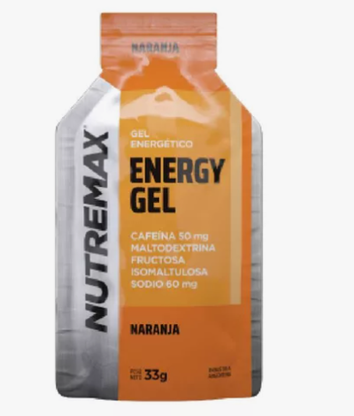 NUTREMAX - Energy gel c/ cafeína x 12 UNID.