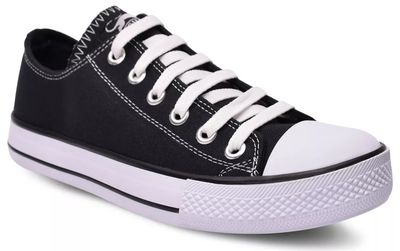 JAGUAR - Zapatillas de Lona Reforzadas NEGRO