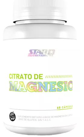 Star Nutrition Citrato de magnesio 500mg x 60 CAPS.
