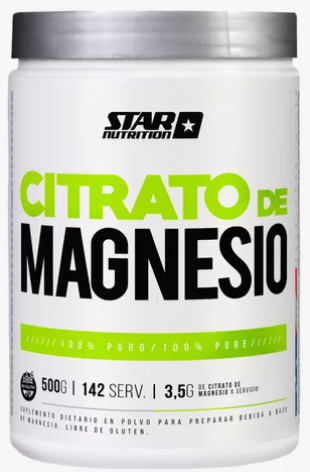 Star Nutrition Citrato de magnesio SIN SABOR 500gr POLVO