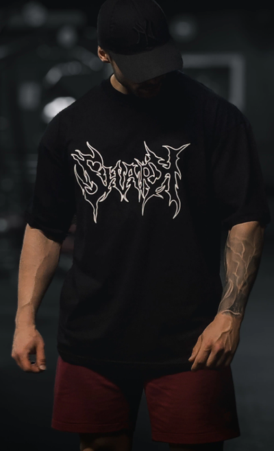 Remeron Oversize Graffiti - Negro