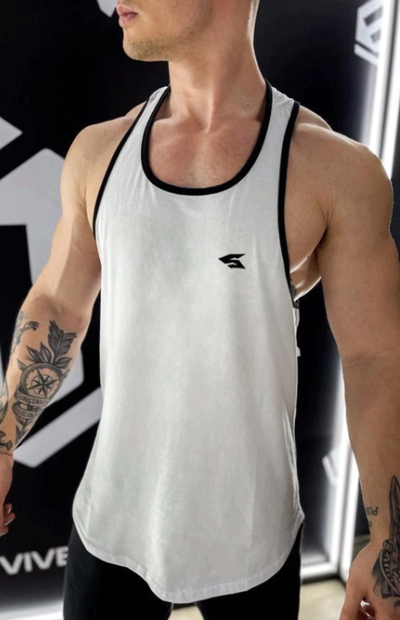Musculosa Abierta "New Brand" Blanca