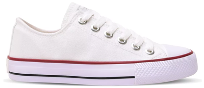 JAGUAR - Zapatillas de Lona Reforzadas BLANCO