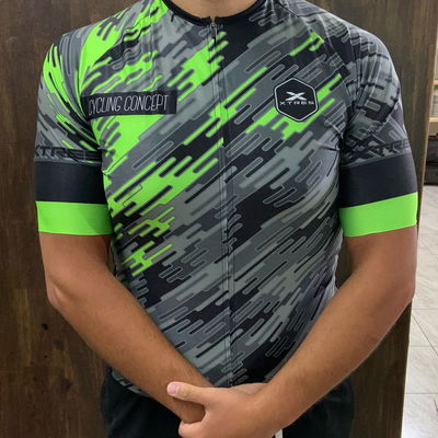 JERSEY CICLISMO CIERRE COMPLETO (VERDE)