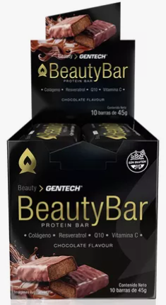 GENTECH - Collagen Beauty Bar x 10 UNID Sabor Chocolate