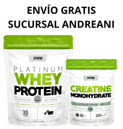 Combo Proteína + Creatina Doypack 