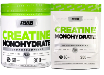 Star Nutrition - Combo Creatina pote 300gr + Repuesto doypack 300gr