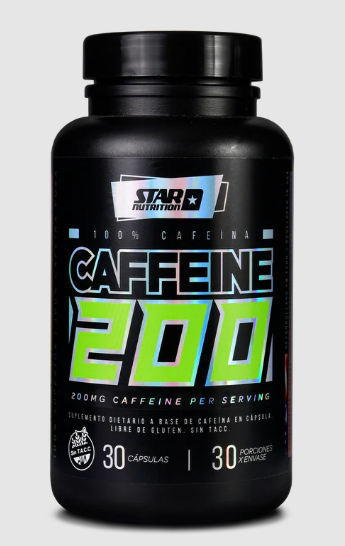 Star Nutrition Caffeine 200 x 30 Caps.