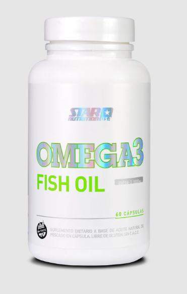 Star Nutrition Omega 3 FISH OIL x 60 caps. - Made in USA.