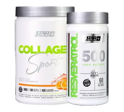 Star Nutrition - Combo Colageno Sport + Resveratrol 