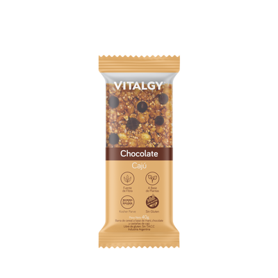 VITALGY - CerealBar Chocolate & Cajú x 10 UNID.