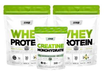 Star Nutrition - Combo Proteina Doypack x 2 + Creatina doypack x 2