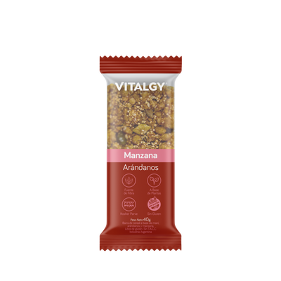 VITALGY - CerealBar Manzana x 10 UNID.