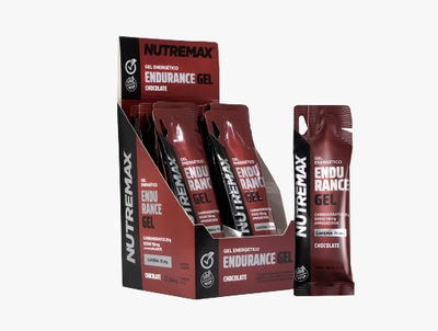 NUTREMAX - Endurance gel c/ cafeína x 12 UNID. (Chocolate)
