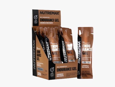 NUTREMAX - Endurance gel c/ cafeína x 12 UNID. (Caramelo Macchiato)