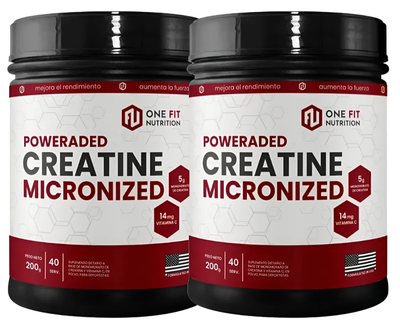 COMBO - Creatina Monohidrato Micronizada 200 + 200 Grs One Fit Sin Sabor