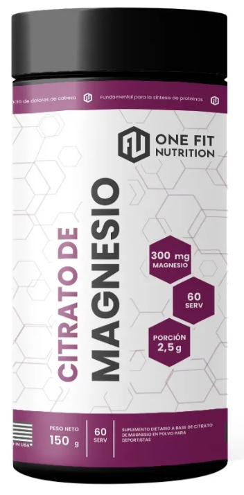 ONE FIT - Citrato De Magnesio Sabor Neutro