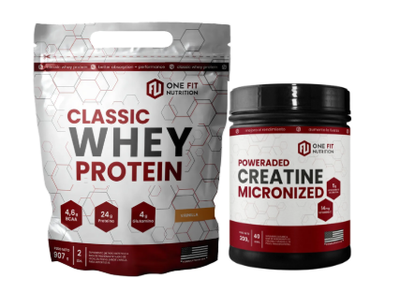 COMBO - Classic Whey Protein + Creatina 200gr ONE FIT