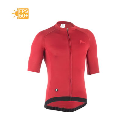 PAVÉ - Jersey Ciclismo Smooth Rojo