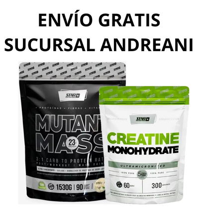 Star Nutrition - Combo Volumen Y Fuerza Muscular 