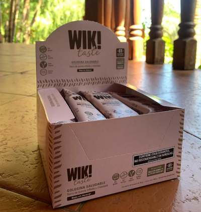 WIK TASTE - Barritas Quinoa y Chocolate caja x 20 unid.