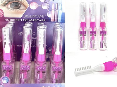 Mascara de pestañas nutrición y crecimiento