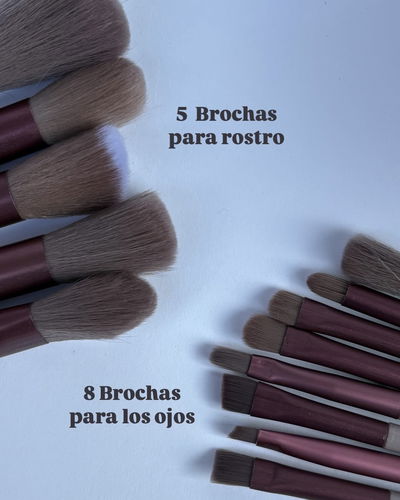 13 BROCHAS + ESTUCHE