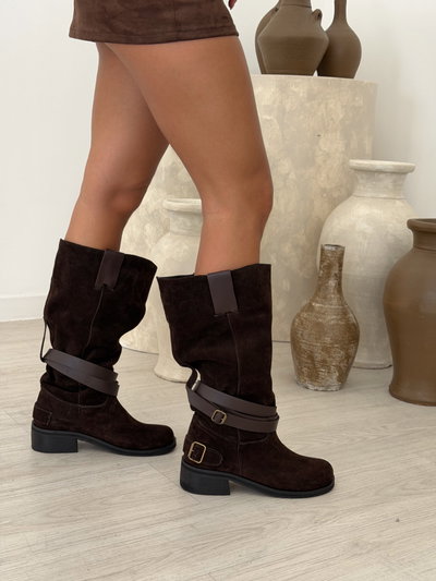 Botas Hanna - Chocolate