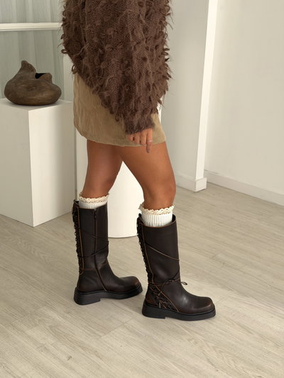 Botas Texas - Chocolate gastado 